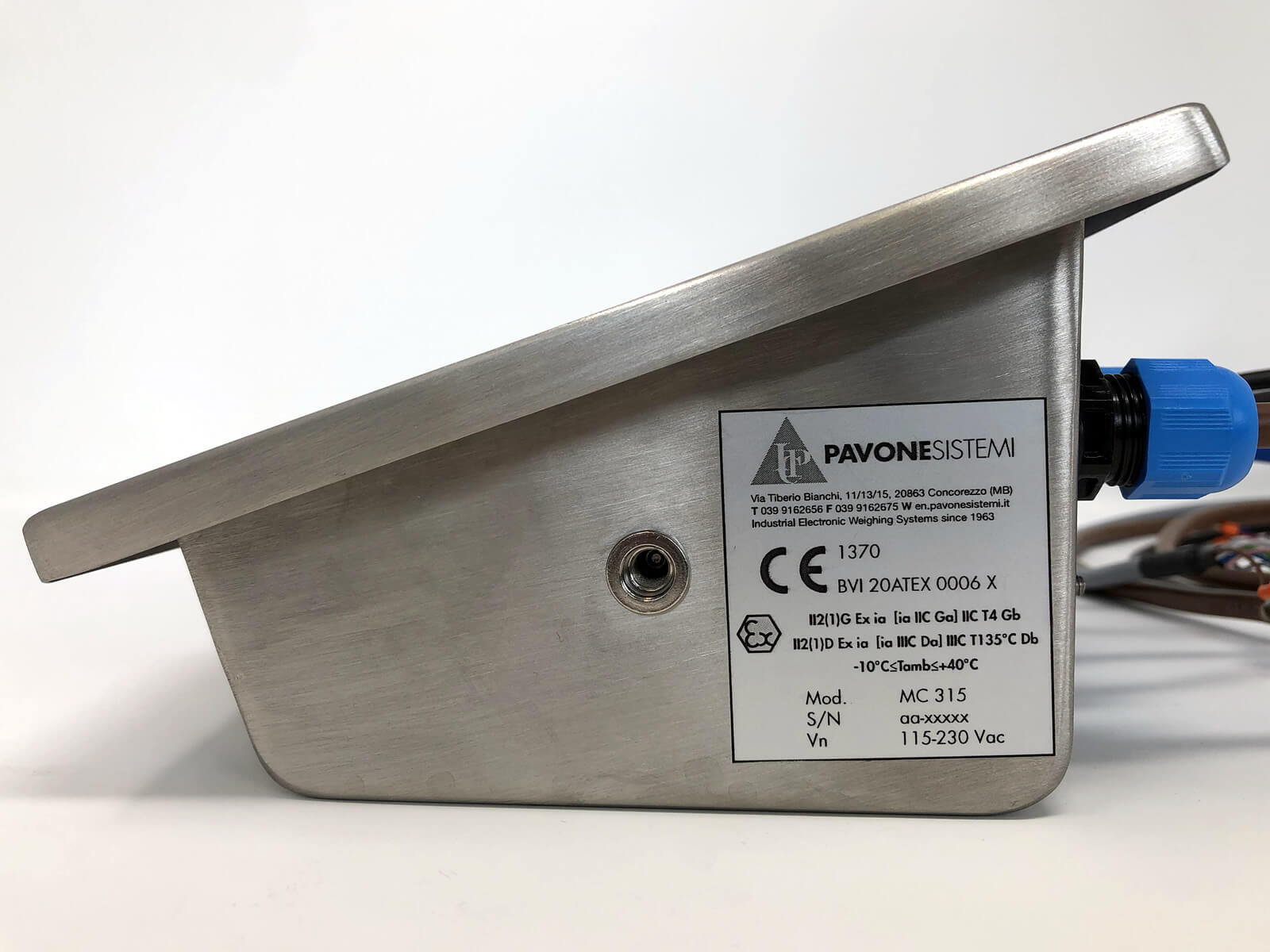 MC 315 IECEx Weight Indicator | PAVONE | Made in Italy